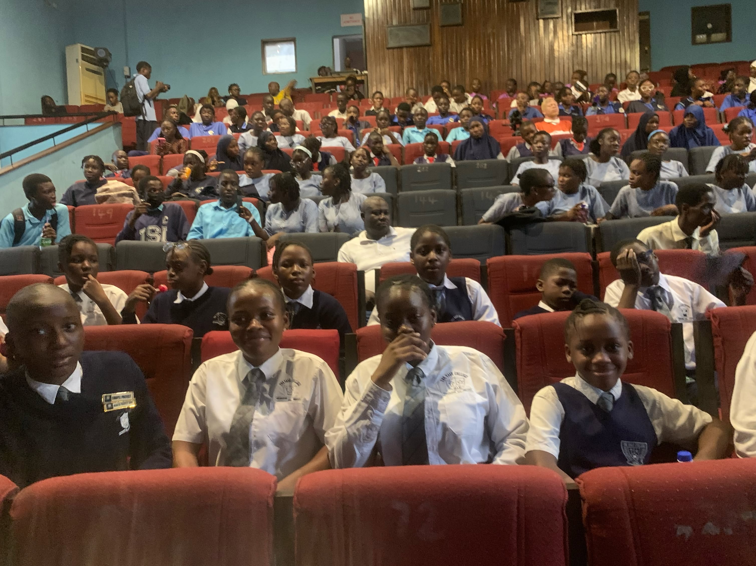 Vale College students gathered during an educational trip